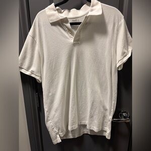 Old Navy Men's White Polo Shirt
